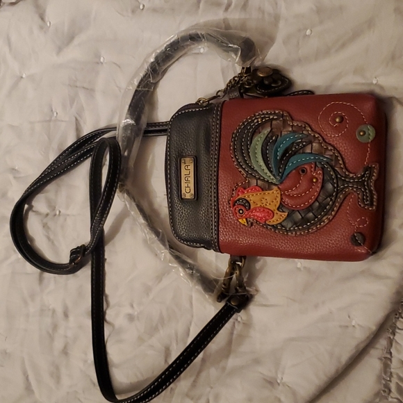 *Leather Rooster Crossbody Bag - Picture 12 of 13